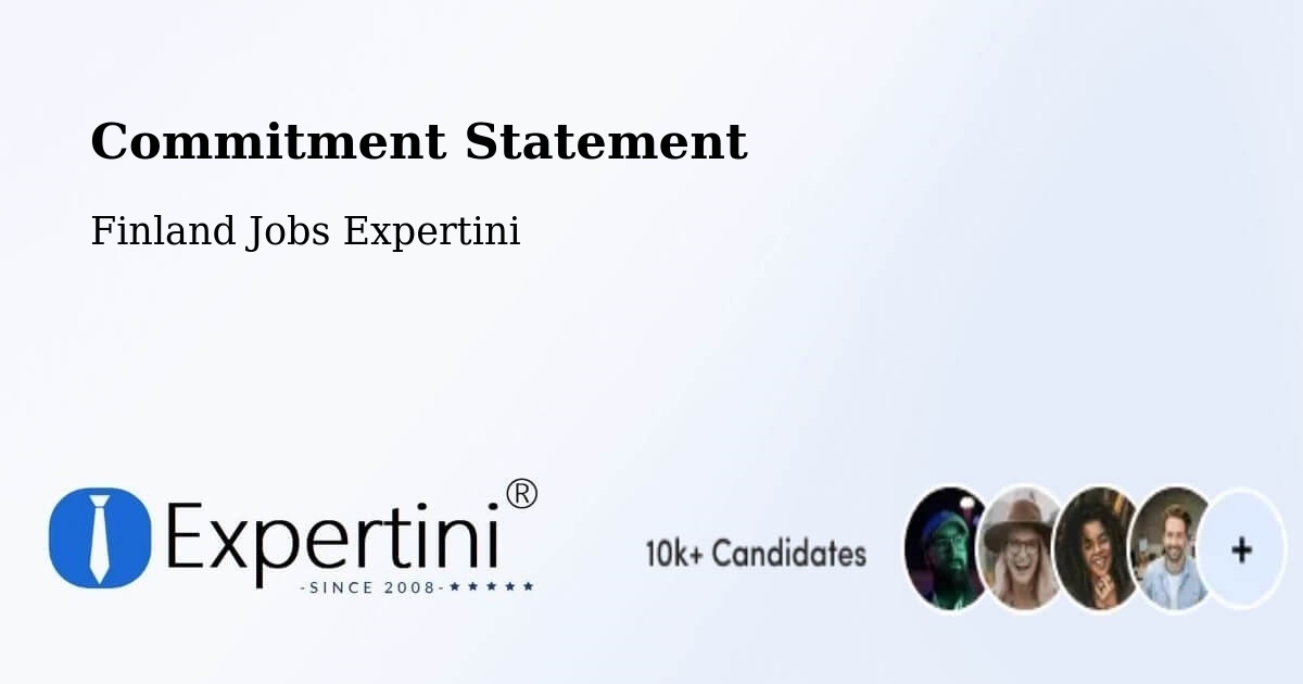 Corporate Commitment – Jokioinen - Finland Jobs Expertini